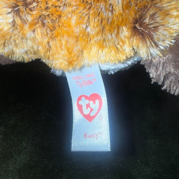 Ty Beanie Boo Rusty Raccoon Plush (6”) • EUC, No Hang Tag - Picture 4 of 4